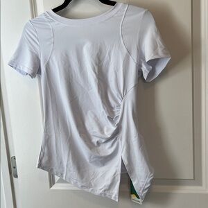 HALARA White Short Sleeve Tee